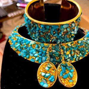 3 piece set turquoise